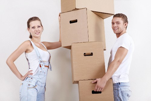 Office packing services for a Canary Wharf business move